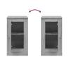 Grey Sonoma Sideboards 2 pcs | Stylish Storage Solutions