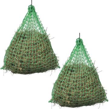 Hay Nets 4 pcs Round 0.75x0.5 m PP - Slow Feeding Solution