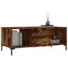 Stylish Smoked Oak Coffee Table - 102x50 cm | Hipomarket