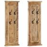 Coat Racks 2 pcs Solid Wood Mango 38x100 cm Quantity in Package 2 Material solid mango wood 