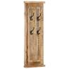 Coat Racks - 2 pcs Solid Wood Mango - Elegant Storage Solution