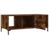 Stylish Smoked Oak Coffee Table - 102x50 cm | Hipomarket