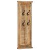 Coat Racks - 2 pcs Solid Wood Mango - Elegant Storage Solution