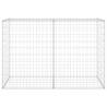 Gabion Wall with Covers Galvanised Steel 150x60x100 cm