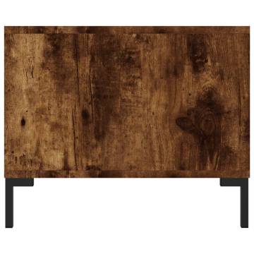 Stylish Smoked Oak Coffee Table - 102x50 cm | Hipomarket