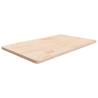 Bathroom Countertop 100x60x2.5 cm Untreated Solid Wood Colour natural Size 100 x 60 x 2.5 cm 