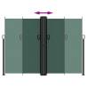 Retractable Side Awning Dark Green 180x1000 cm | HipoMarket