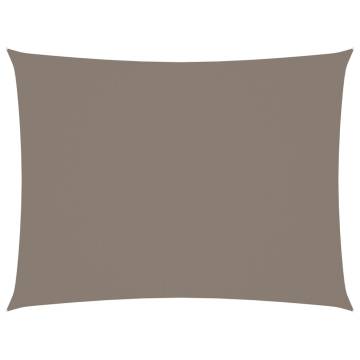 Sunshade Sail - Rectangular 5x6 m Taupe | Hipomarket