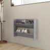 Wall Shoe Cabinet Concrete Grey 80x18x60 cm Engineered Wood Colour concrete grey Quantity in Package 1 Height 60 cm Width 80 cm 