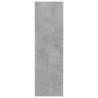 Wall Shoe Cabinet - Concrete Grey 80x18x60 cm - Hipomarket UK