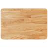 Light Brown Bathroom Countertop - Solid Oak 60x40x2.5cm