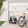 Pet Bike Trailer - Grey Oxford Fabric & Iron | HipoMarket