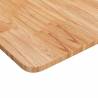 Square Light Brown Oak Table Top - Versatile Solid Wood