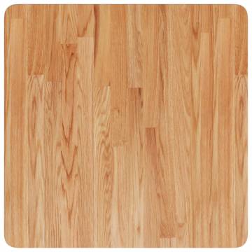 Light Brown Square Table Top - Solid Oak 60x60cm | Hipo Market