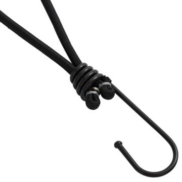 Bungee Cord with Hooks 25 pcs 17 cm - Durable & Versatile