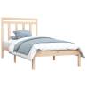 Solid Wood Bed Frame 90x190 cm Single - Classic Design