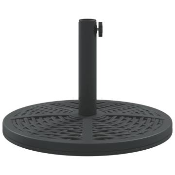 Parasol Base for Ø38/48mm Poles - 12kg Round