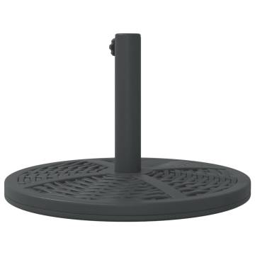 Parasol Base for Ø38/48mm Poles - 12kg Round