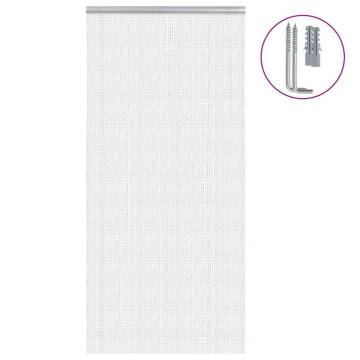 Chain Door Fly Screen 100x200 cm Aluminium - Keep Insects Out