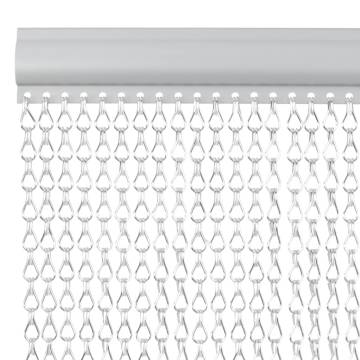 Aluminium Chain Door Fly Screen 80x212 cm - Durable & Effective