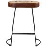 Retro Bar Stools 2 pcs Dark Brown | Stylish & Sturdy