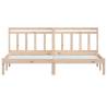 Solid Wood Pine Bed Frame 160x200 cm - Durable & Stylish