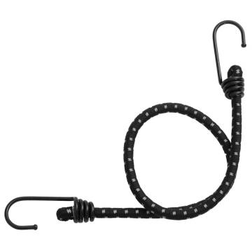 Reflective Bungee Cords with Hooks - 25 pcs 59 cm | HipoMarket