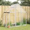 Greenhouse with Base Frame Silver 169x114x195 cm Aluminium Colour silver Size 169 x 114 x 195 cm Quantity in Package 1 