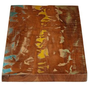 Table Top 110x20x3.8 cm - Solid Reclaimed Wood | Hipo Market