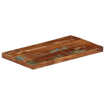 Rectangular Solid Wood Table Top 60x30x3.8 cm - Eco-Friendly