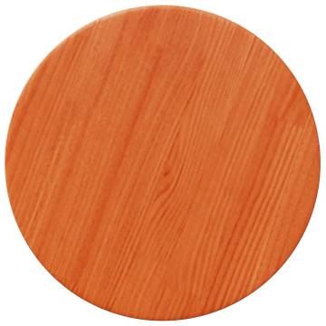 Table Top Round Wax Brown Ø30 cm - Solid Pine Wood | Hipomarket