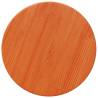 Table Top Round Wax Brown Ø30 cm - Solid Pine Wood | Hipomarket