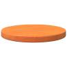 Table Top Round Wax Brown Ø30 cm - Solid Pine Wood | Hipomarket