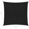 Sunshade Sail 7x7m Black - 160 g/m² HDPE | Hipomarket