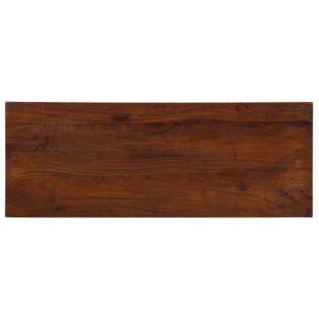 Rectangular Solid Wood Table Top 80x40x2.5 cm - Hipomarket