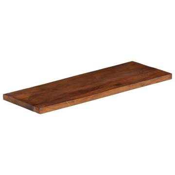 Rectangular Solid Wood Table Top 80x40x2.5 cm - Hipomarket