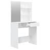 High Gloss White Dressing Table Set - Stylish & Functional