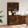 Kitchen Cabinet Smoked Oak 95x50x180 cm - Durable & Stylish