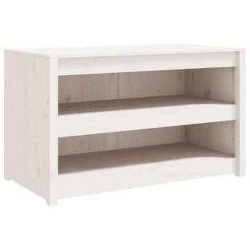 Outdoor Kitchen Cabinet White | Solid Pine Wood 106x55x64 cm