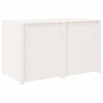 Outdoor Kitchen Cabinet White | Solid Pine Wood 106x55x64 cm