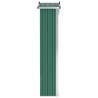 Garden Shed Green 116x45x175 cm - Durable Galvanised Steel