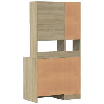 Sonoma Oak Kitchen Cabinet - 95x50x180 cm - Durable & Stylish