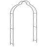 Elegant Black Garden Arch - 150x34x240 cm Iron Structure