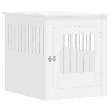 Stylish Dog Crate Furniture - White 64.5x80x71 cm