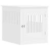 Stylish Dog Crate Furniture - White 64.5x80x71 cm