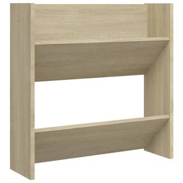 Wall Shoe Cabinets 4 pcs Sonoma Oak - Stylish & Space-Saving