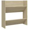 Wall Shoe Cabinets 4 pcs Sonoma Oak - Stylish & Space-Saving