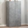 File Cabinet Concrete Grey 60x32x115 cm Engineered Wood Colour concrete grey Size 60 x 32 x 115 cm Quantity in Package 1 