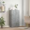 Concrete Grey File Cabinet - Stylish Office Storage (60x32x115cm)