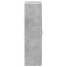 Concrete Grey File Cabinet - Stylish Office Storage (60x32x115cm)